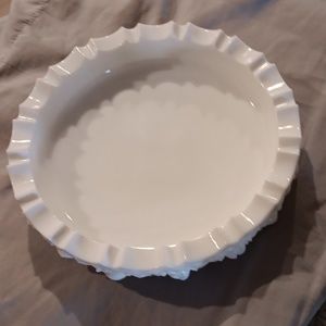 Vintage  milk glass candy dish